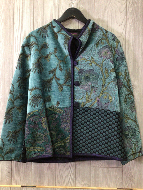 Mary Lynn O'Shea chenille jacquard Jacket Size Small-Petite